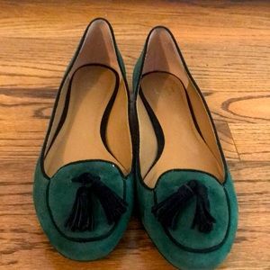 Ann Taylor suede loafers.